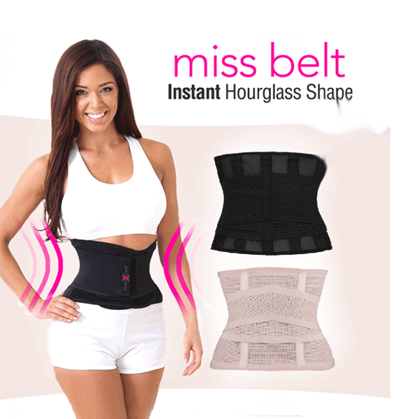 DOUBLE PART MISS BELT WAIST SLIMMING SHAPER BELT