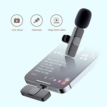 NOISE CANCELING WIRELESS MICROPHONE K9