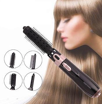 4 IN 1 HAIR DRYER STRAIGHTNER CURLER COMB