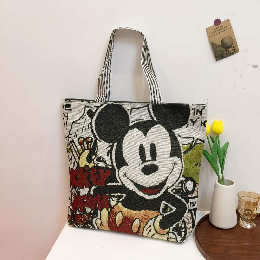 Canvas tote side bag for girls