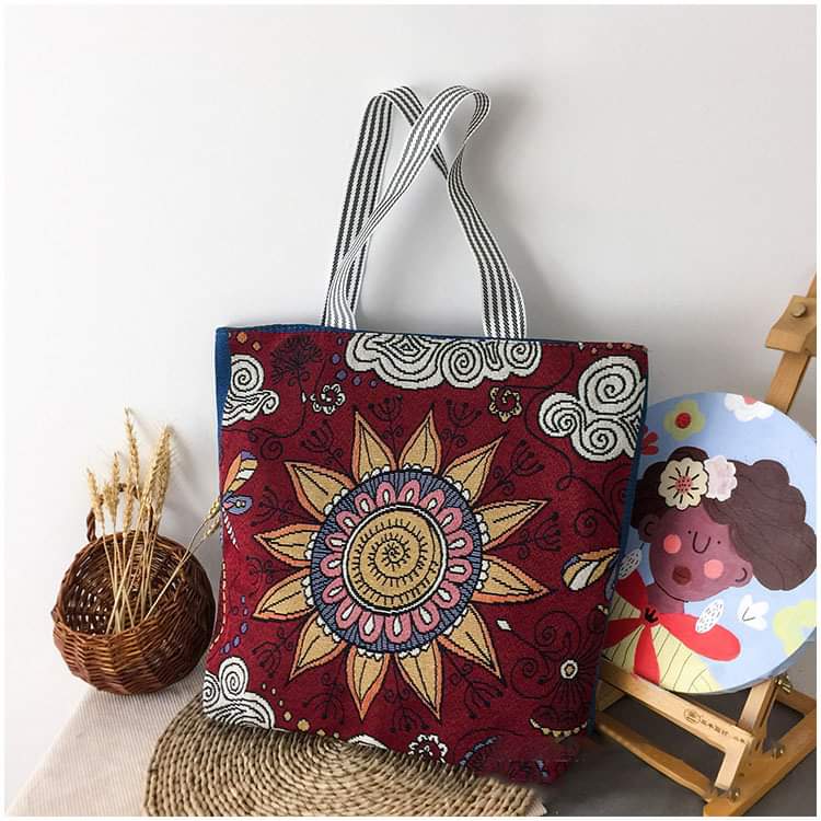 Canvas Tote Side Bag For Girls