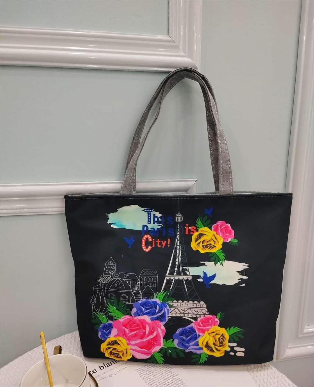 Canvas Tote Side Bag For Girls