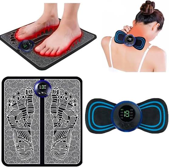 EMS FOOT AND BODY  MASSAGER ELECTRO MAGNETIC SYSTEM PAIN RELIEF PAD