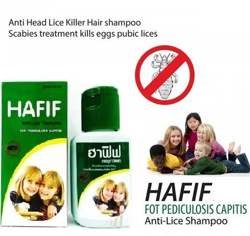 50ml HAFIF Anti-Lice Hair Shampoo For PEDICULOSIS CAPITIS Treatment Kids + Adult